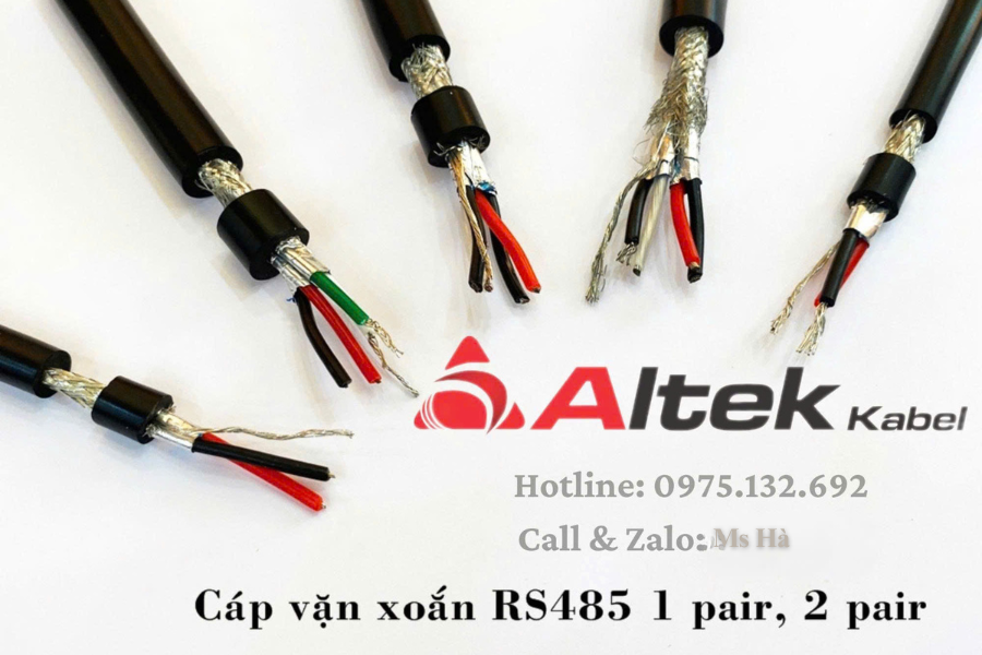 Cáp tín hiệu RS485 vặn xoắn Altek Kabel chính hãng